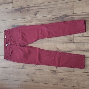 Light burgundy jeans
